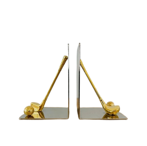 Sujetalibros de oro minimalista organizador de estantería sujetalibros escritorio mesa de centro decoración resistente oficina biblioteca uso doméstico - Product Image 3