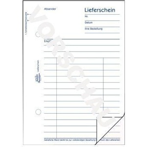 Papel para Albaranes Avery Zweckform DIN A6 Sin Carbón, 2 Paquetes de 50 Hojas - Product Image 1