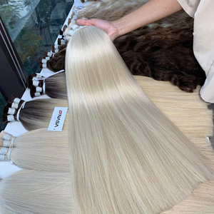 Extensiones de Cabello Virgen 100% Natural Sin Procesar a Precio Competitivo, Cabello Humano Vietnamita Doblemente Tramado, Puntas de Cabello Super Doblemente Tramadas - Product Image 1
