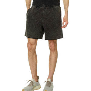 กางเกงขาสั้นผ้าซักกรดสำหรับผู้ชายผ้าฝ้าย100% ใส่สบายลายทางราคาถูก - Product Image 4