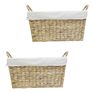 BÚSQUEDA CALIENTE Cesta de jacinto de agua artesanal perfecta para prueba de pan y almacenamiento de alimentos - Product Image 1