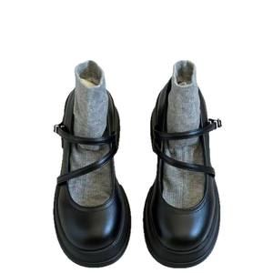 Sandalias de Tacón Alto de Moda para Mujer, de Alta Calidad, de Cuero Genuino, Versátiles, Cómodas e Informales - Product Image 5