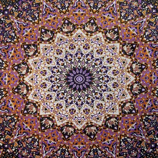 India Star Mandala Tapestry 60 x 90 Glow in the Dark