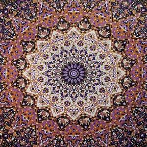 India Star Mandala Tapestry 60 x 90 Glow in the Dark