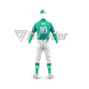 Uniformes de béisbol para jóvenes de nuevo diseño, ropa de equipo de poliéster de alta calidad impresa, conjuntos de uniformes de béisbol de precio barato al por mayor - Product Image 2