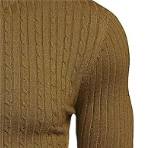 Vente en gros Chandail à manches longues en polyester d'extérieur pour hommes, chaud pour l'hiver Chandail en polyester tricoté pour hommes - Product Image 3