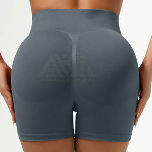 Short décontracté à taille élastique, sans couture, parfait pour l'été, respirant, de haute qualité, short pour femmes fabriqué au Pakistan - Product Image 2