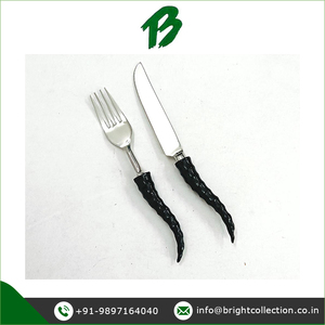 Qualité supérieure Nouveau design récent Ensemble de couverts 2 pièces en acier inoxydable avec couteau et fourchette pour fournisseur en gros à bas prix - Product Image 2