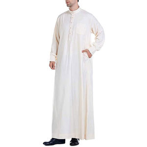 Diseños de Kurta de Calidad Superior para Hombre, Thobe Árabe Multicolor, Diseño Jubba, Envío en Línea, Nueva Llegada, Servicio OEM, MOQ Bajo - Product Image 6