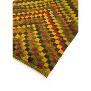 พรมขนสัตว์ถักมือ Zuri Gold รุ่น Pae-1640 ลายเรขาคณิตนามธรรม สำหรับทางเข้าบ้าน ห้องโถง รูปทรงสี่เหลี่ยมผืนผ้า ขนาด 9x12 ฟุต แบบจิ๊กซอว์ - Product Image 2