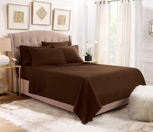 Draps de lit double King Size 125GSM Tissu doux durable et lisse Literie de luxe confortable Ensemble de draps Essentiels pour la chambre à coucher - Product Image 3