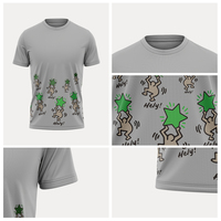 T-shirt oversize à épaules tombantes, 220g, 100% coton, imprimé personnalisé, T-shirts pour hommes, T-shirts de luxe de styliste