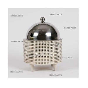 Plat de service alimentaire en fer et acier inoxydable, taille personnalisée, forme ronde, plat de service alimentaire pour la vente la plus importante - Product Image 2