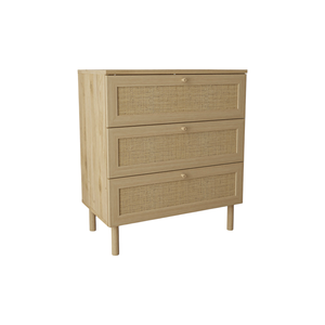 ตู้ลิ้นชัก 3 ชั้น สไตล์สแกนดิเนเวียน รุ่นบารู ตู้เก็บของในห้องนอน ดีไซน์นอร์ดิก ทำจากไม้ เป็นมิตรกับสิ่งแวดล้อม - Product Image 3