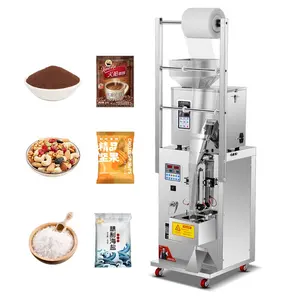 Küçük pirinç paketleme makinesi Mini otomatik şerit şeker poşet 20 gram Kava toz paketleme makinesi