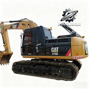 Excavadora de Orugas de Goma Caterpillar 315D de 15 Toneladas, Usada, de Segunda Mano, Marca Japonesa Original, Componentes Centrales PLC - Product Image 1