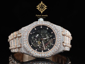 Montre de luxe glacée en moissanite 925 pour unisexe, qualité VVS avec testeur de diamant VVS1, 100% tendance hip-hop - Product Image 5