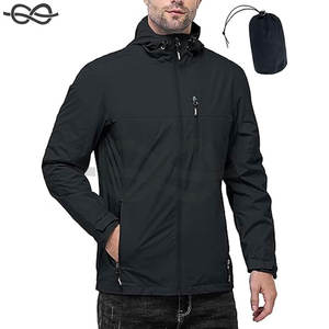 Veste de pluie pliable pour homme Outdoor Ventures Imperméable à capuche coupe-vent léger imperméable portable - Product Image 1