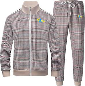 Conjunto Deportivo de Dos Piezas para Hombre con Capucha y Pedrería, Pantalones de Secado Rápido 100% Algodón - Product Image 3