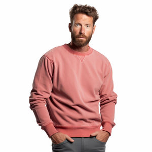 Sweatshirts pour hommes pulls personnalisés vierges lourds Fabricants OEM Sweatshirts pour hommes à impression surdimensionnée - Product Image 2