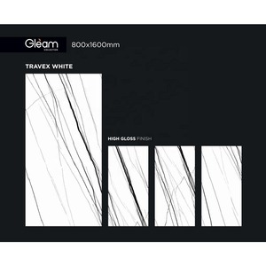 กระเบื้องลายหินอ่อนขนาด800X1600มม. สำหรับพื้นหรูหราของวิลล่า - Product Image 2