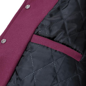 Custom Service Varsity Jackets Breathable Crew Neck Collar Customized Logo Printing Full Sleeves CollegeBaseballjacket for men - Product Image 4