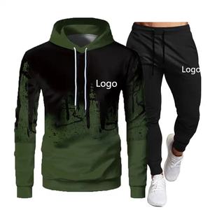 Conjunto Deportivo de Dos Piezas con Sudadera de Manga Larga Sublimada, Chándal Liso para Correr, Traje Deportivo de Pakistán - Product Image 2