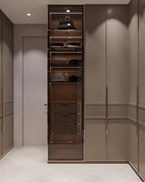 Armoire Pliante Moderne en Bois de Chêne Massif et MDF (Garantie 10 Ans) pour Chambre, Salon, Salle à Manger, Atelier