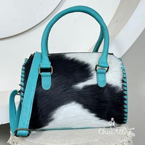 Sac de voyage de week-end en cuir de vache véritable de conception occidentale personnalisée 2025, sac de voyage de taille moyenne, sacs rapides pour hommes et femmes - Product Image 1