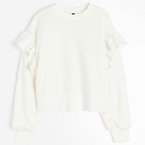 Nuevo estilo Streetwear Sudadera de cuello redondo logotipo personalizado con manga larga sudadera de mujer de gran tamaño - Product Image 1