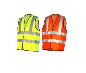 Chaleco DE SEGURIDAD transpirable respetuoso con el medio ambiente reflectante de alta visibilidad para hombres a prueba de viento de talla grande ropa exterior 100% fábrica de poliéster - Product Image 1