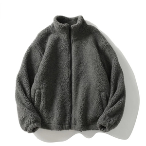 Winter <b>Warm</b> Men's Fleece Jacket Hip Hop Street Wear Casual Zipper Coat Front Logo <b>Waterproof</b> Breathable High Quality - Product Image 1