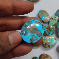 76 pièces de turquoise verte naturelle, taille cabochon ovale en forme de poire de 19 mm à 33 mm, 2495 carats, lot Iroc Sales, 240 $ US