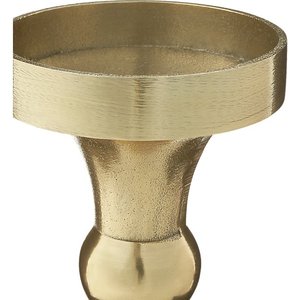 Bougeoir pilier en aluminium plaqué or et argent pour la décoration de jardin et de chambre à coucher - Product Image 5