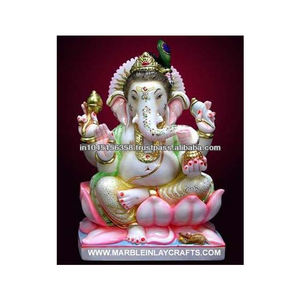 Dios mármol Ganesh Ji estatua - Product Image 1