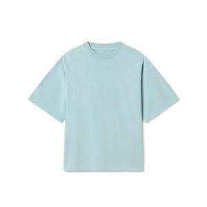 T-shirt surdimensionné pour homme à manches courtes 100% coton 300GSM personnalisé vente en gros t-shirt en vrac graphique d'impression Dgt surdimensionné de haute qualité - Product Image 1