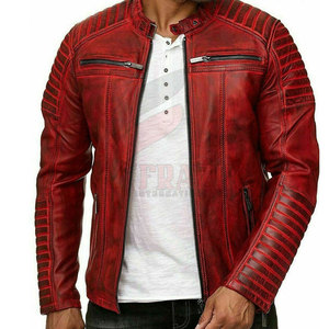 Automne hiver hommes veste en cuir meilleure qualité hommes veste en cuir véritable cuir respirant hommes veste - Product Image 3