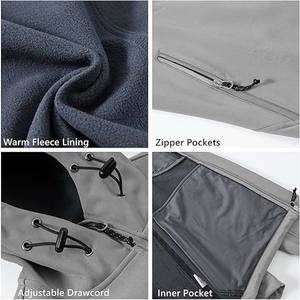 Nouvelle veste Softshell design personnalisé vêtements de travail d'hiver veste coupe-vent imperméable doublée de polaire à fermeture éclair pour hommes - Product Image 6