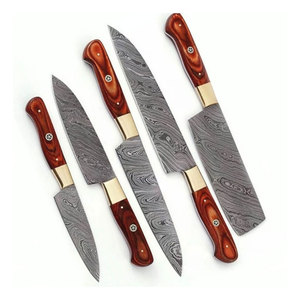 2025 Customized Japanese High-Carbon Steel Chef <b>Knife</b> Set Handmade Plastic Handle Kitchen Cutting OEM DIY Eco-Friendly High - Product Image 2