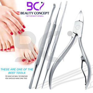 Coupe-ongles professionnels pour ongles incarnés et épais, en acier inoxydable, courbés, pour podologie et soins des pieds - Product Image 3