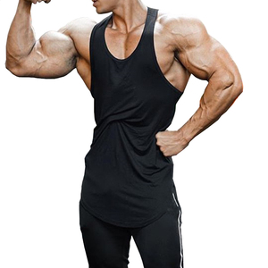 Personalizable Eco-Friendly Bamboo Fitness Hoodie Sin Mangas Tejido Muscle Tank Tops para Hombres Entrenamiento Gimnasio Culturismo Primavera - Product Image 1