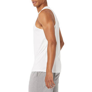 Débardeur sans manches pour homme en coton de qualité extrême, confortable et à séchage rapide, avec impression d'entraînement de gymnastique respirante, style estival - Product Image 2