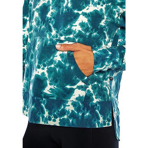 เสื้อฮู้ดไหมพรมผู้หญิงคุณภาพสูง ลายมัดย้อม สำหรับฤดูหนาว พร้อมโลโก้ด้านหน้า ระบายอากาศได้ดีและแห้งเร็ว - Product Image 2