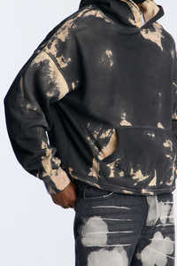 New Arrival Men's <b>Tie</b> <b>Dye</b> <b>Hoodie</b> 100% Cotton Casual Style High Quality Eco-Friendly Oversized Autumn Manufactured Antique - Product Image 3