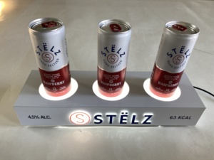 Installation suspendue Glorifier pour les boîtes lumineuses publicitaires d'affichage de bouteille en aluminium - Product Image 2