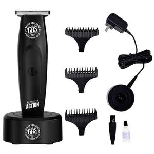 Cuchilla en T Absolute Action para Recortadora de Barba, Recortadora de Pelo Eléctrica Inalámbrica con Cuchilla de Acero Inoxidable para Barba - Product Image 1