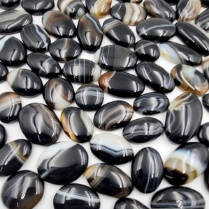 Ágata Sulemani Hakik Natural al por Mayor, Gema de Forma Ovalada, Ágata Sulemani Natural para Meditación y Joyería - Product Image 3