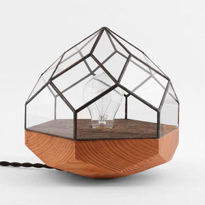 Terrario de cristal alto geométrico de precio más bajo con marco de hierro con acabado negro para decoración de interiores y exhibición de plantas suculentas - Product Image 3