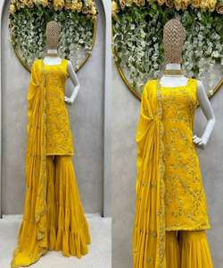 ชุดสلوارดูปัตตาผ้าไหมและผ้าลินินสไตล์รัสเซียดั้งเดิมสำหรับผู้หญิง สวยงาม โดดเด่น นำเสนอในราคาที่สมบูรณ์แบบ - Product Image 4