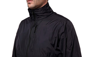 เสื้อแจ็กเก็ตกันลมระบายอากาศสำหรับผู้ชาย, แจ็คเก็ตแขนเต็มรูปแบบกันน้ำและกันลมน้ำหนักเบาพร้อมโลโก้ - Product Image 4